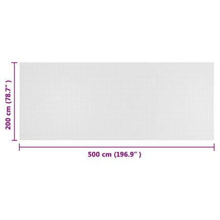 Insektsnät Vit 2 x 5 m polyeten