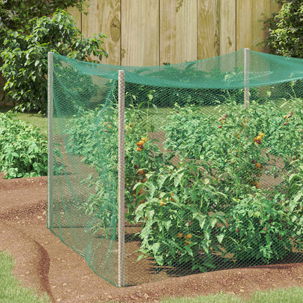 Fågel Skyddsnät Grön 4 x 25 m polyeten