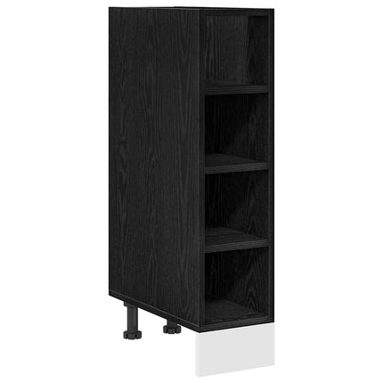Köksunderskåp Svart ek 20 x 44,5 x 81,5 cm Konstruerat trä