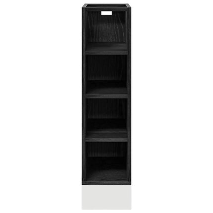 Köksunderskåp Svart ek 20 x 44,5 x 81,5 cm Konstruerat trä
