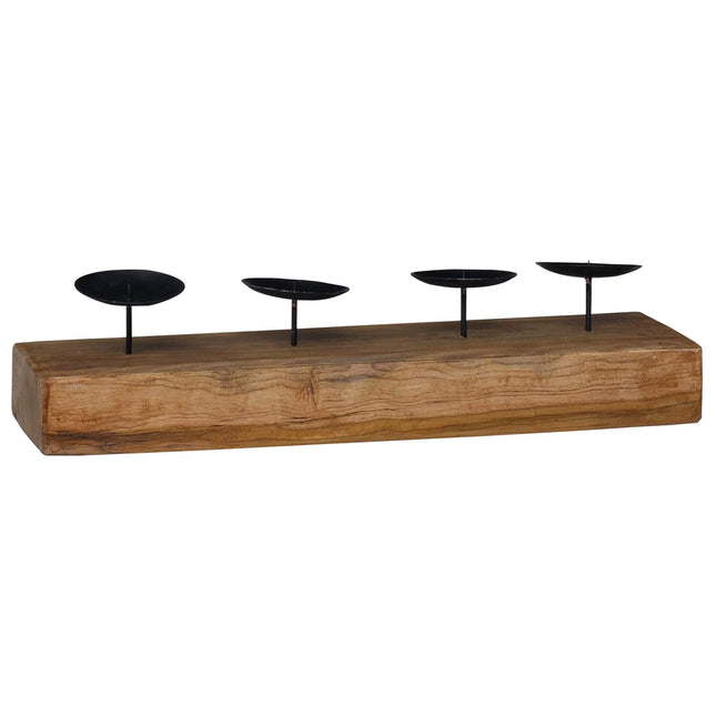Ljushållare Naturfärg 50 x 15 x 10 cm Massivt teakträ