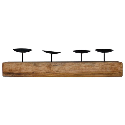 Ljushållare Naturfärg 50 x 15 x 10 cm Massivt teakträ