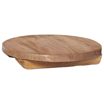 Blomkruka 3 st Naturlig 29 x 29 x 3,5 cm Mahognyträ