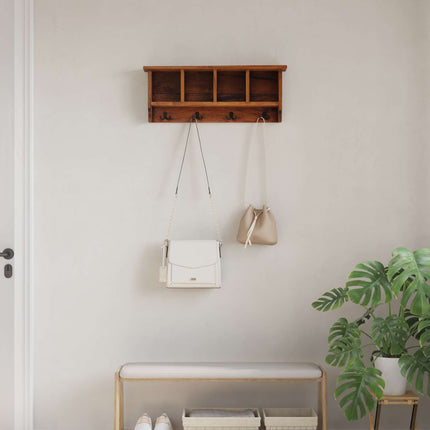 Hanger Brun 70 x 11 x 27 cm Massivt mahognyträ