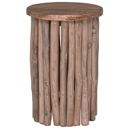 Pall Naturfärg 30 x 30 x 45 cm Massivt teakträ