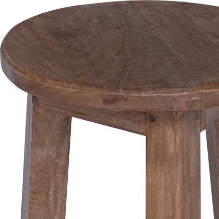 Pall Naturfärg 28 x 28 x 50 cm Mahognyträ