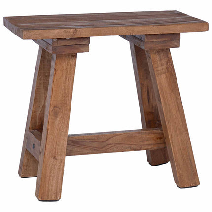 bänk Naturfärg 50,5 x 25 x 47,5 cm Massivt mahognyträ