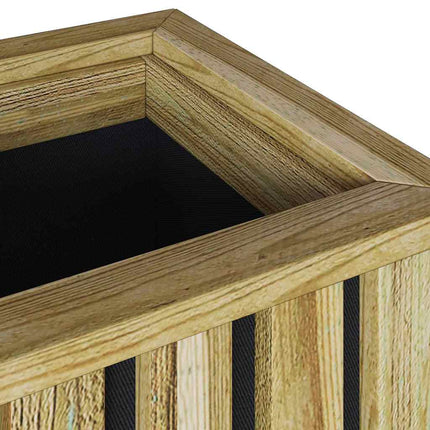 Plantlådor Brun 33 x 33 x 65 cm Impregnerat furuträ