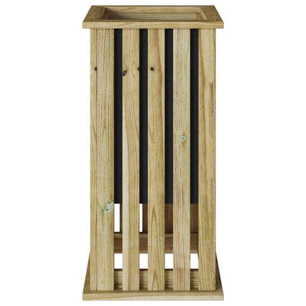 Plantlådor Brun 33 x 33 x 65 cm Impregnerat furuträ