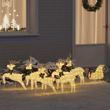 LED Renar 7 st Guld 43 x 18 x 66 cm tyg