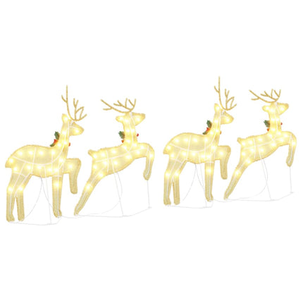 LED Renar 4 pcs Guld tyg
