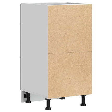 Köksunderskåp Svart Ek 40 x 46 x 81,5 cm Konstruerat trä