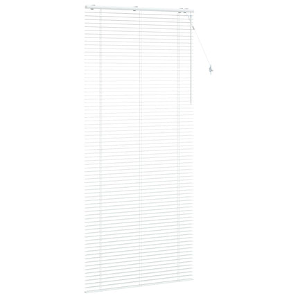 Persienn Vit 115 x 250 cm 35 mm Massivt Paulownia-trä