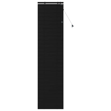 Persienn Svart 60 x 250 cm 35 mm Massivt Paulownia-trä