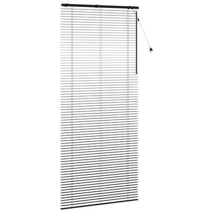Persienn Svart 105 x 250 cm 35 mm Massivt Paulownia-trä