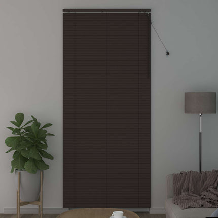 Persienn Mörkbrun 110 x 250 cm 35 mm Massivt Paulownia-trä