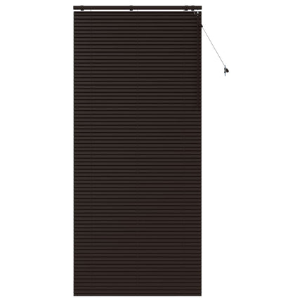 Persienn Mörkbrun 115 x 250 cm 35 mm Massivt Paulownia-trä