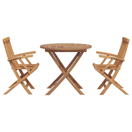 Trädgårdsmöbelset 3 pcs Brun Massivt Akaciaträ