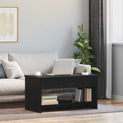 Kaffeebord Svart Ek 80 x 50,5 x 41,5 cm Konstruerat trä