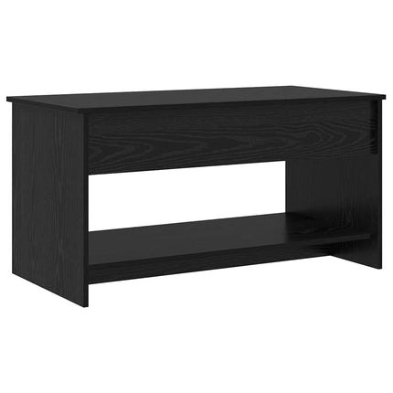 Kaffeebord Svart Ek 80 x 50,5 x 41,5 cm Konstruerat trä