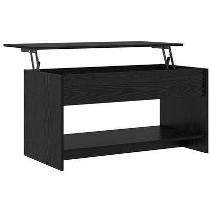 Kaffeebord Svart Ek 80 x 50,5 x 41,5 cm Konstruerat trä