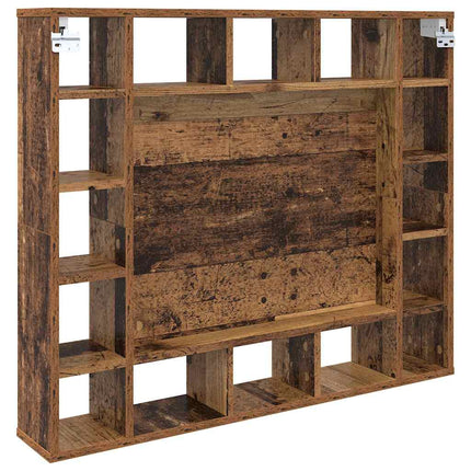 Spegelskåp Gammalt trä 91 x 15 x 76,5 cm Konstruerat trä