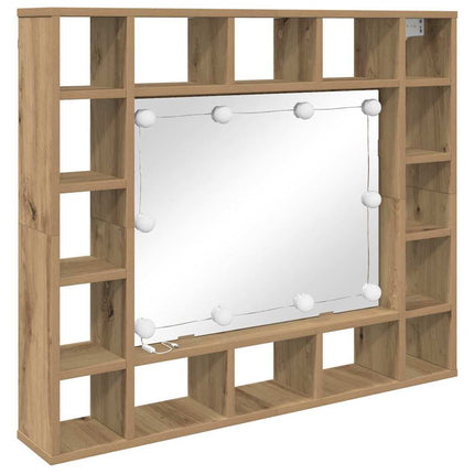 Spegelskåp Artisan Ek 91 x 15 x 76,5 cm Konstruerat trä