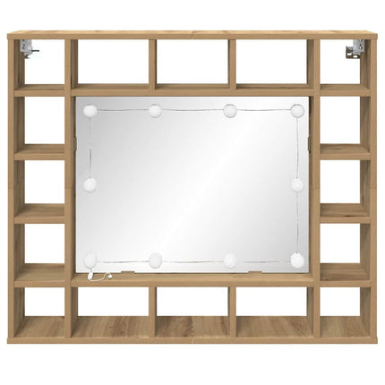 Spegelskåp Artisan Ek 91 x 15 x 76,5 cm Konstruerat trä