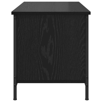 TV-skåp Svart Ek 100 x 40 x 45 cm Konstruerat trä