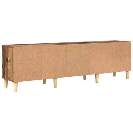 TV-skåp med låda Gammalt trä 150 x 30 x 45 cm Konstruerat trä
