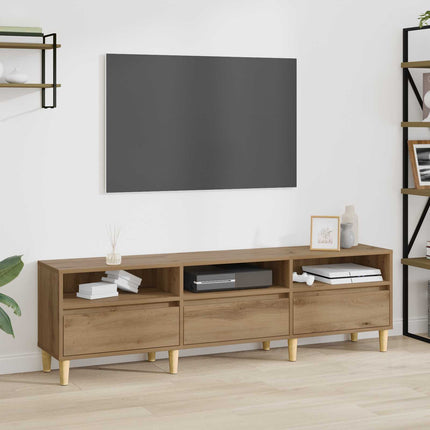 TV-skåp med låda Artisan Ek 150 x 30 x 45 cm Konstruerat trä