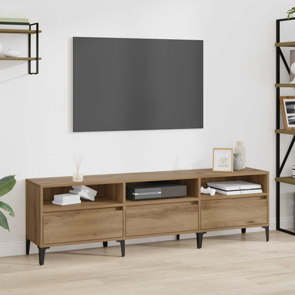 TV-skåp Artisan Ek 150 x 30 x 45 cm Konstruerat trä och järn