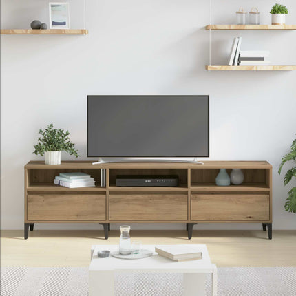TV-skåp Artisan Ek 150 x 30 x 45 cm Konstruerat trä och järn