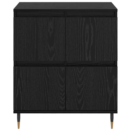 Sideboard Svart Ek 60 x 35 x 70 cm