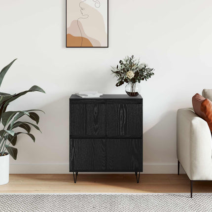 Sideboard Svart Ek 60 x 35 x 70 cm