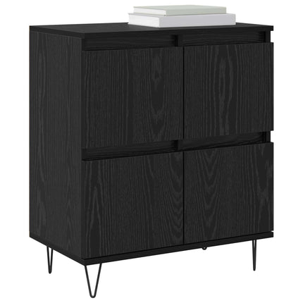 Sideboard Svart Ek 60 x 35 x 70 cm