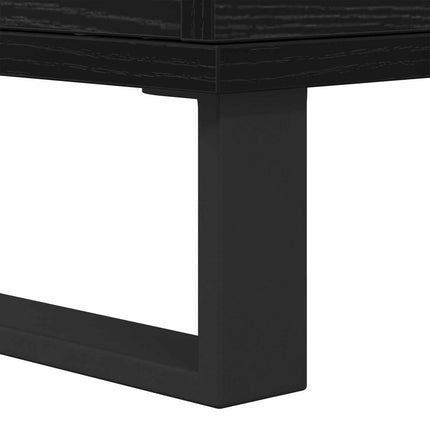 Sideboard Svart Ek 60 x 35 x 70 cm