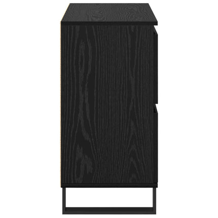 Sideboard Svart Ek 60 x 35 x 70 cm