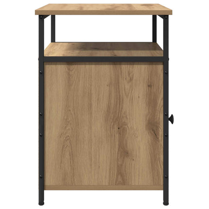 Nattduksbord med låda artisan ek Konstruerat trä