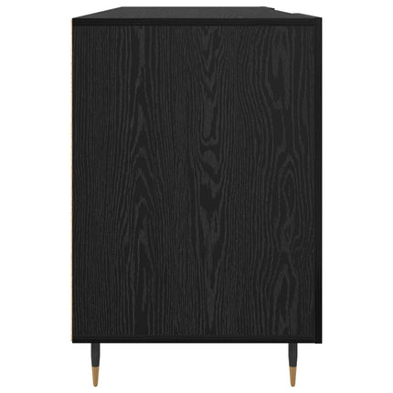 Skrivbord Svart ek Konstruerat trä 140 x 50 x 75 cm