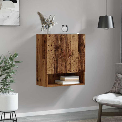 Väggskåp Gammalt trä 60 x 31 x 70 cm Konstruerat trä