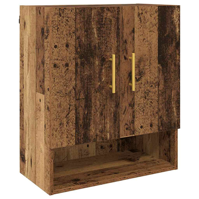 Väggskåp 60 x 31 x 70 cm Konstruerat trä Gammalt trä