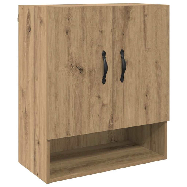 Väggmonterat skåp 60 x 31 x 70 cm Konstruerat trä Artisan Ek