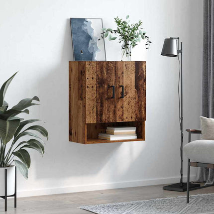 Väggskåp Gammalt trä 60 x 31 x 70 cm Konstruerat trä