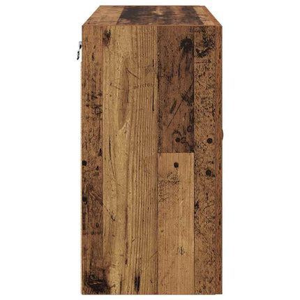Väggskåp 60 x 31 x 60 cm Konstruerat trä Gammalt trä