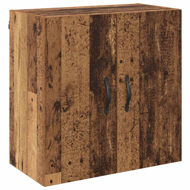Väggmonterat skåp 60 x 31 x 60 cm Konstruerat trä Gammalt trä