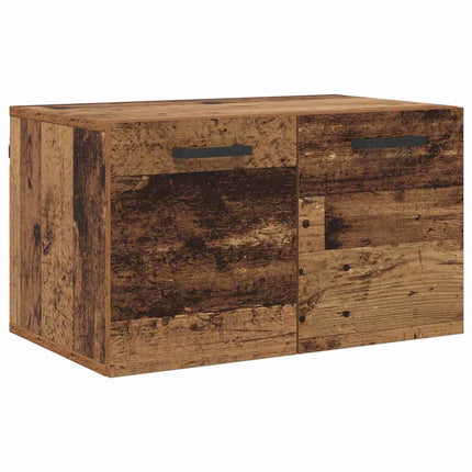 Väggmonterat skåp 60 x 36,5 x 35 cm Konstruerat trä Gammalt trä