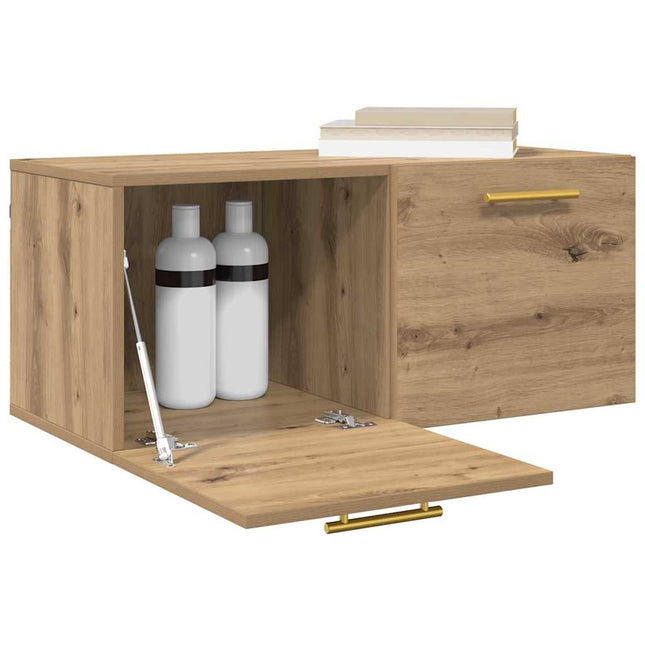 Väggskåp 80 x 36.5 x 35 cm Konstruerat trä artisan ek