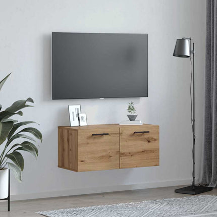 Väggskåp artisan ek 80 x 36.5 x 35 cm Konstruerat trä