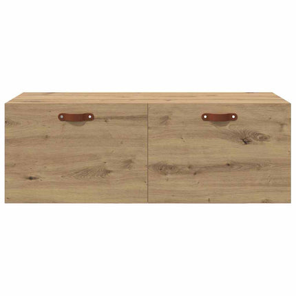 Väggmonterat skåp 100 x 36,5 x 35 cm Konstruerat trä Artisan Ek